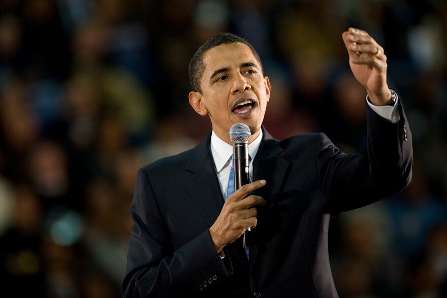 Barack Obama håller tal